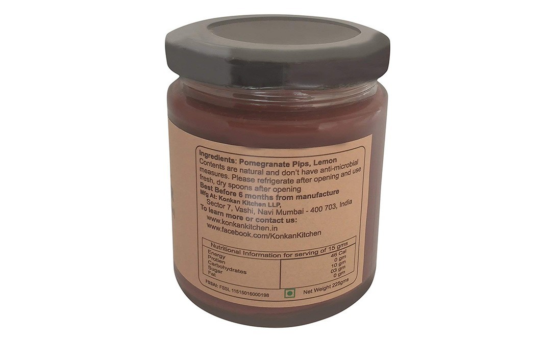 Yummium Rooh-E-Anar (100% Pomegranate Molasses)   Glass Jar  227 grams